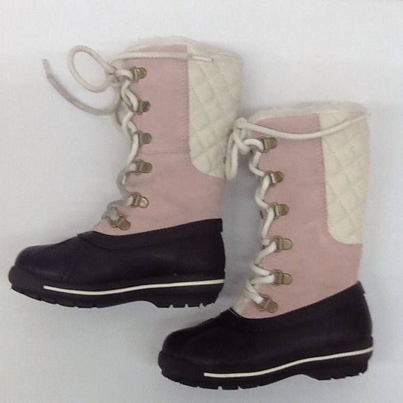 Lands' End Other - Lands End Girls Fleece Lined Winter Snow Boots
